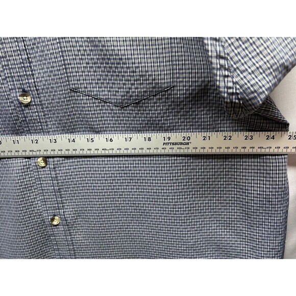 The North Face Men’s XL Vented Outdoors Button Up Shirt Fishing Hiking Blue - Picture 6 of 8